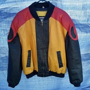 Vintage Michael Hoban large leather Jacket